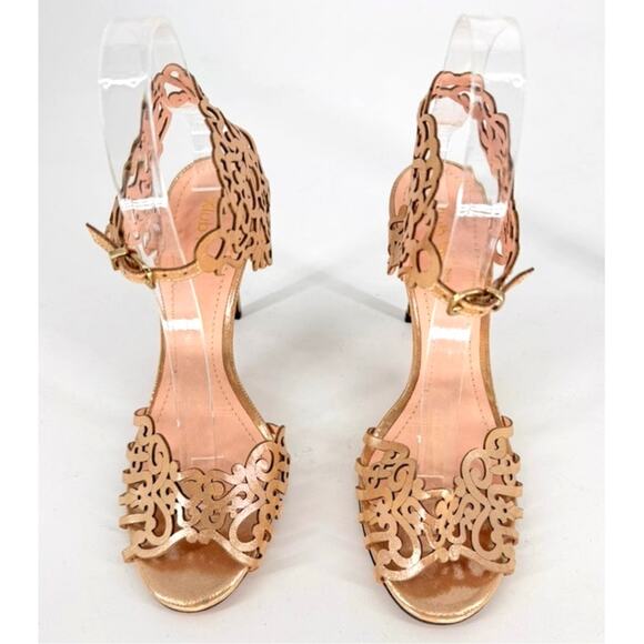 Klub Nico Heels Moxie Gold Cut out EU 36 Size 7 - Picture 2 of 7